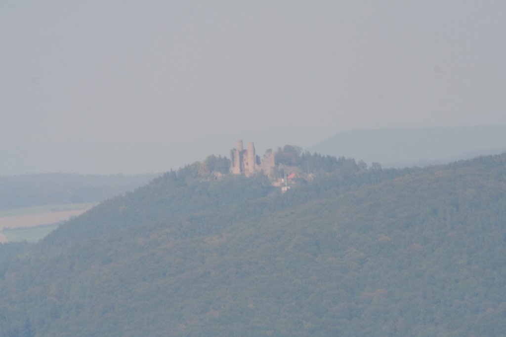 Der Hanstein, fotografiert vom Nordrand des Meißners aus by Heiko R.