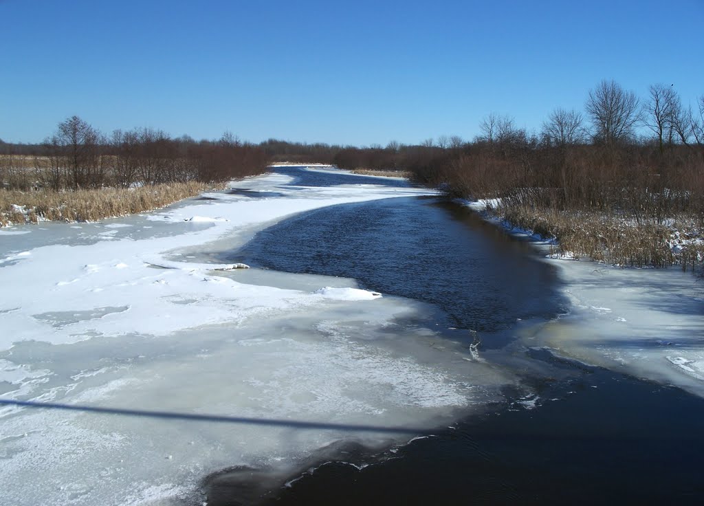 South Twin Bridge - Up Stream by Time Warpped