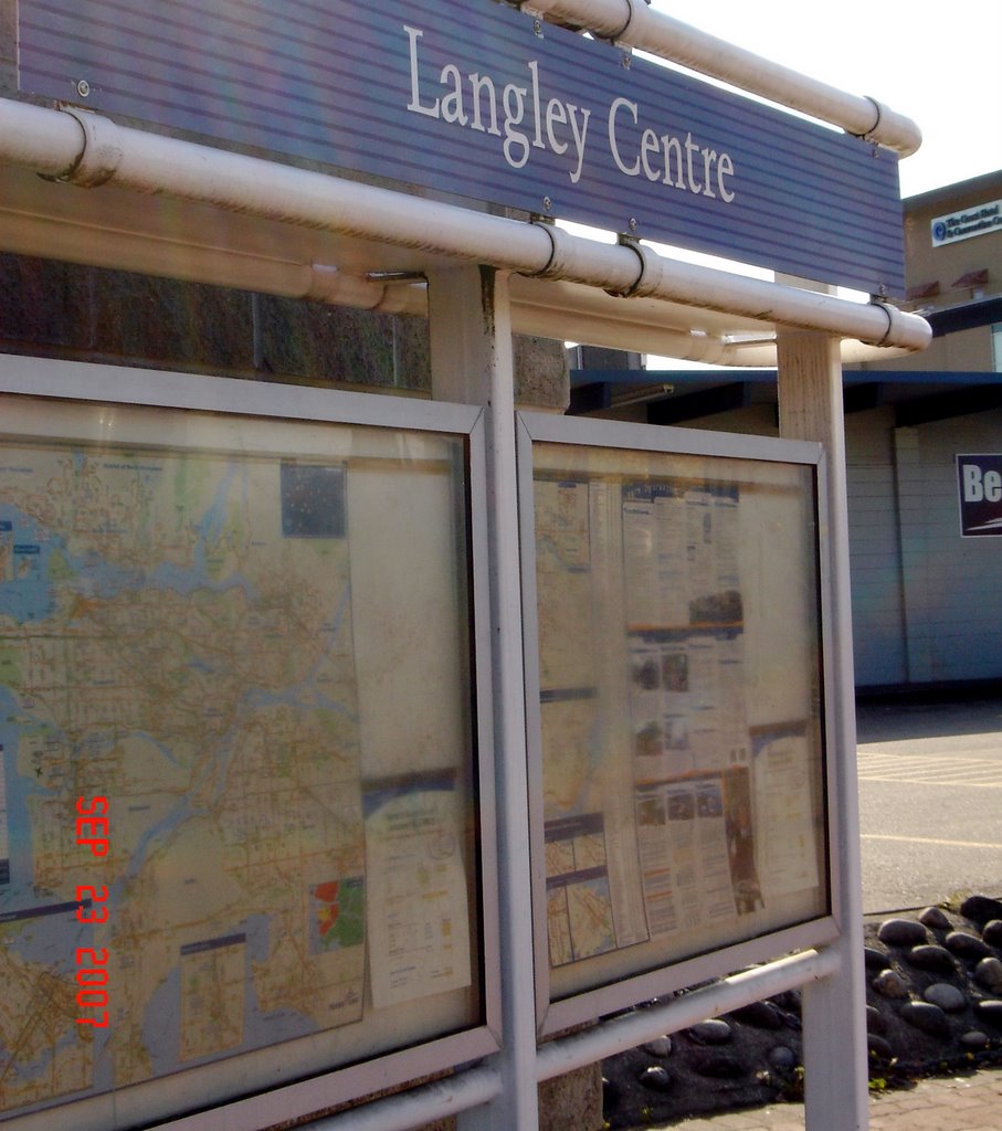 Langley Centre bus map. by uplands