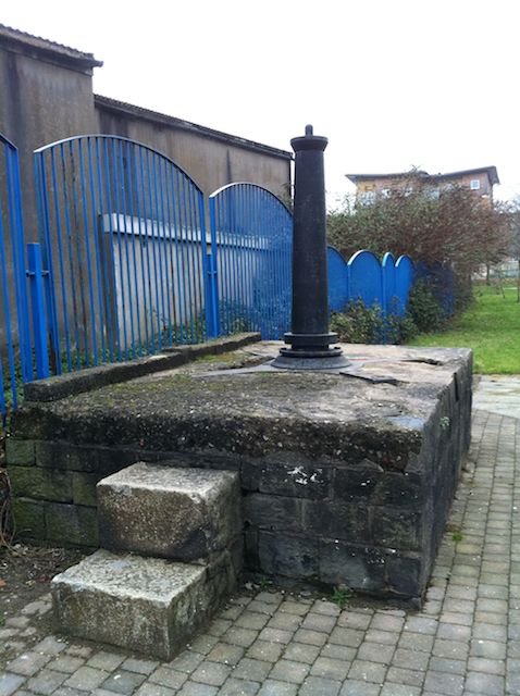 Remains of Crane on the side of the old Glamorganshire Canal by ejwjohn