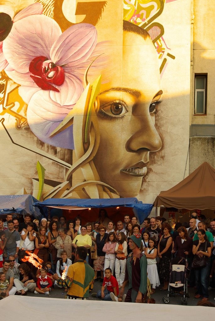 Getxo antzoki pared by Eriz Elorza