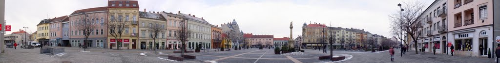 Fő tér ... Main Square ... It is worthwhile to open the image.. Szombathelyen by ©  Imre Lakat