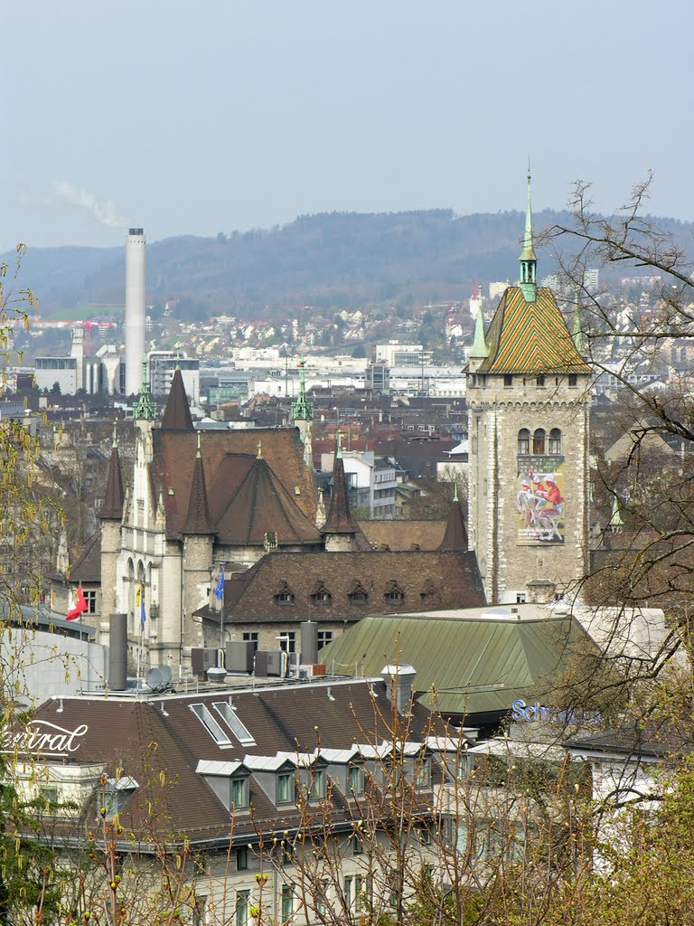 View to Swiss National Museum from Polyterrace by IPAAT