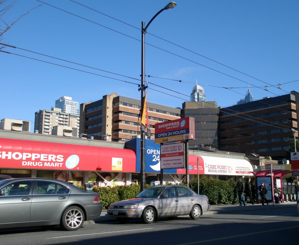 Davie Street, Vancouver, BC by Larry LaRose