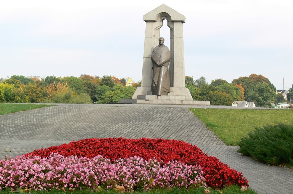 Monument Antanas Baranauskas, Anyksciai, Lithuania by Renatorius (Reno)