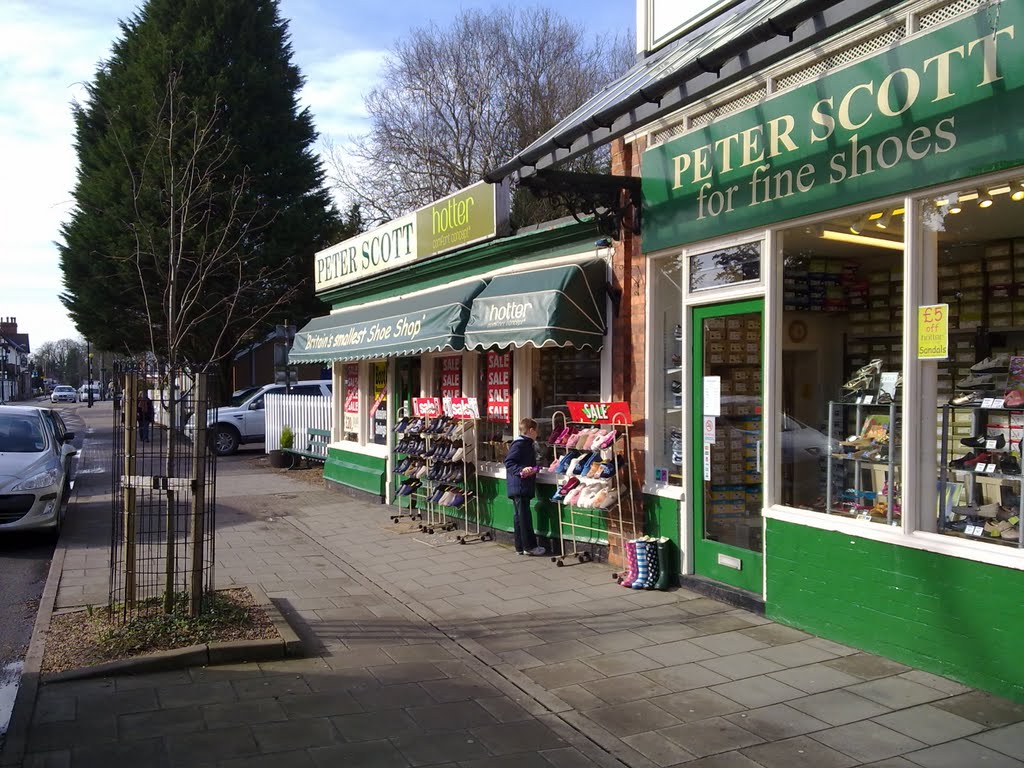 Britains smallest shoe shop by Crawford