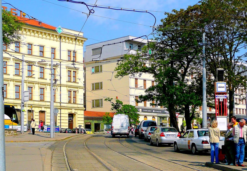 Brno, Benešova ul. by Zdenek Mario