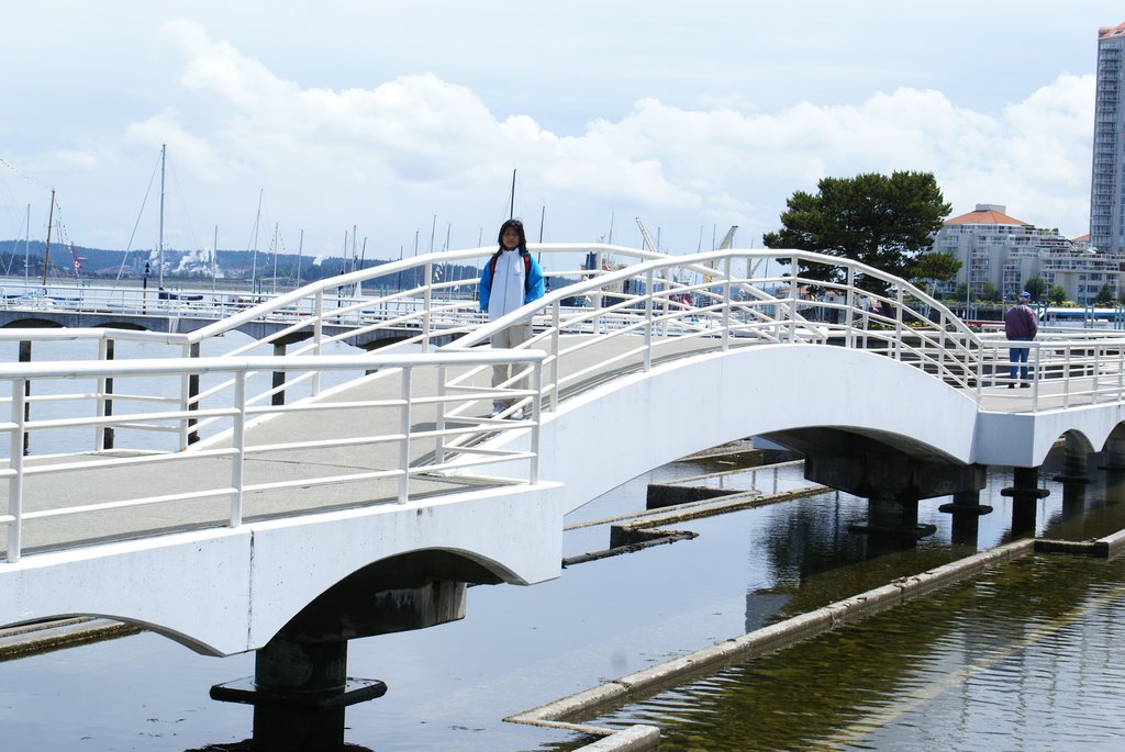 A Bridge by the Waterfront of Nanaimo by Edward Ng