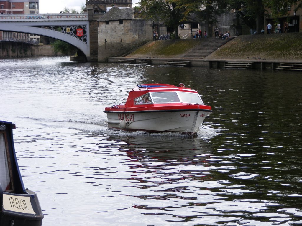 Boat on the River by Jamie Edwards