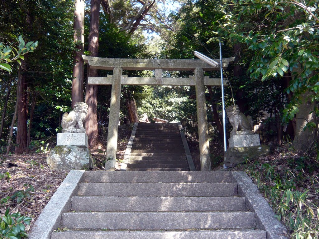 大淀町中増 小幡神社 Kobata-jinja, Nakamashi 2011.2.26 by as365n2