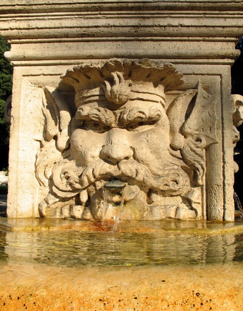 Fontana nel Parco di Villa Borghese by Bartolomeo Gorgoglione