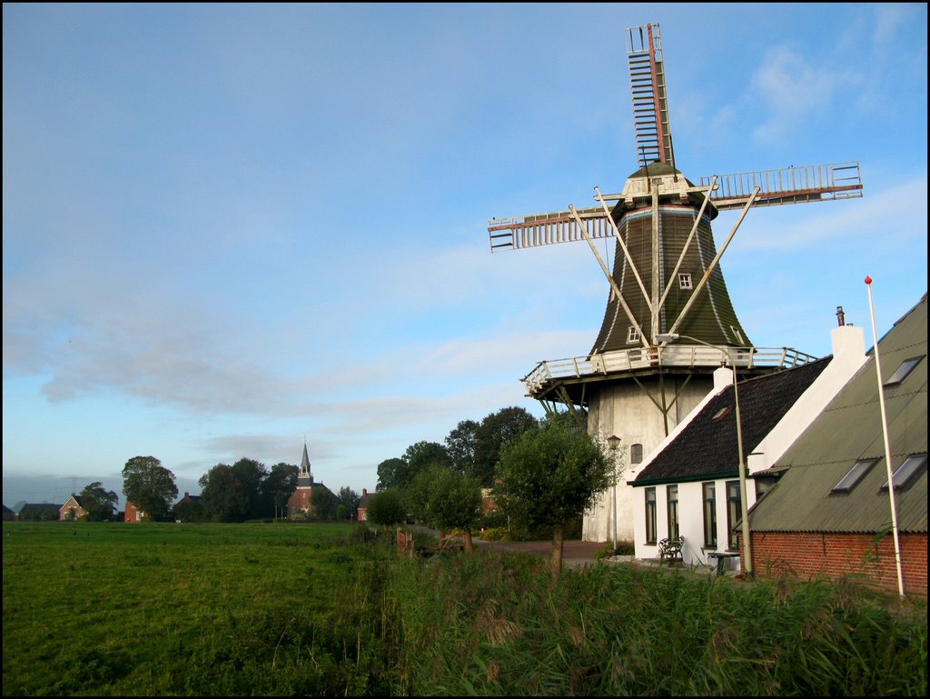 Klein Wetsinge: Molen by © Dennis Wubs