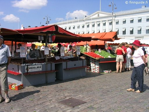 Fresh Vegetables and Berries - Helsinki Market Square by www.finnguide.fi