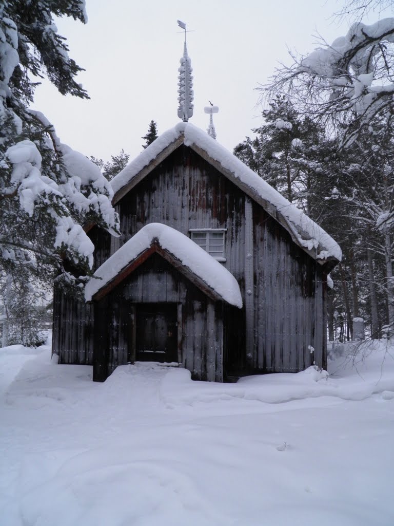 Sodankylä old church by Juha Meriluoto