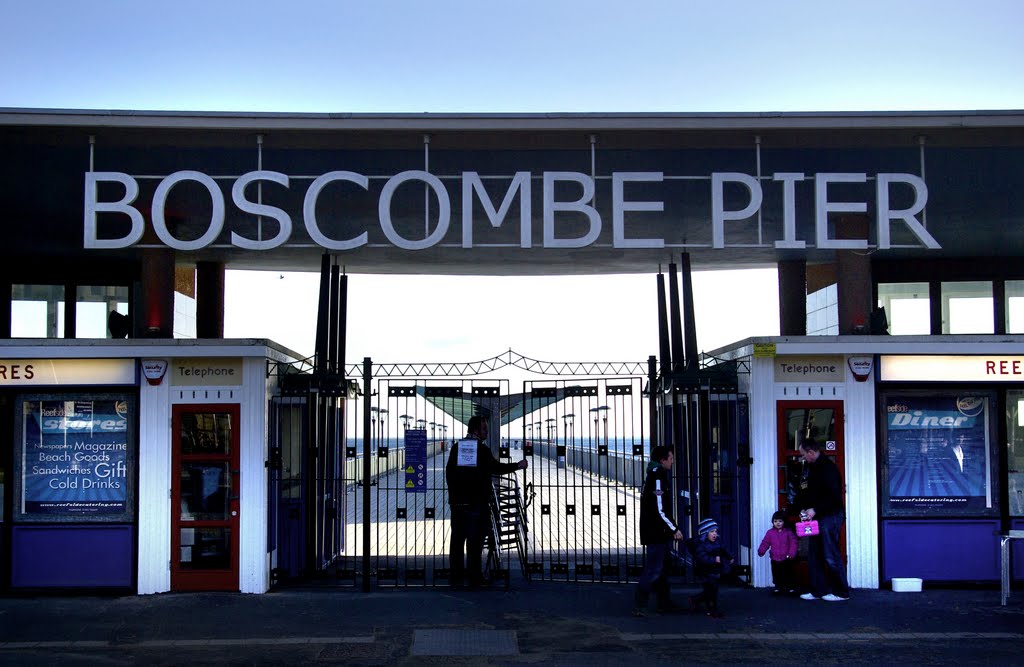 Closing time at Boscombe pier by Graham Hobbs