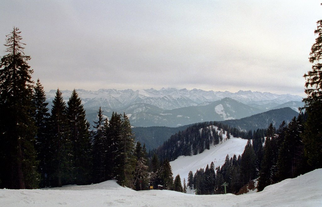 View over Brauneck area by buzzard525