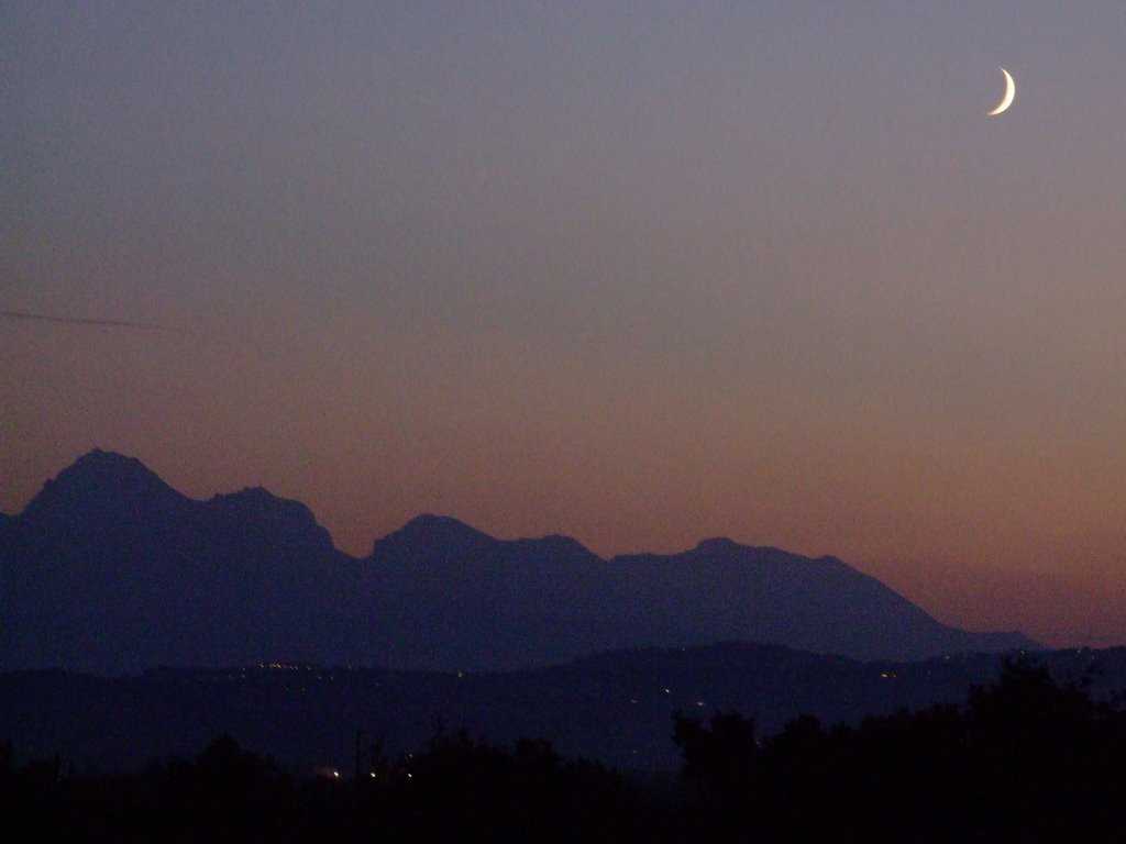 Giulianova - tramonto sul Gran Sasso by ©claudionanni