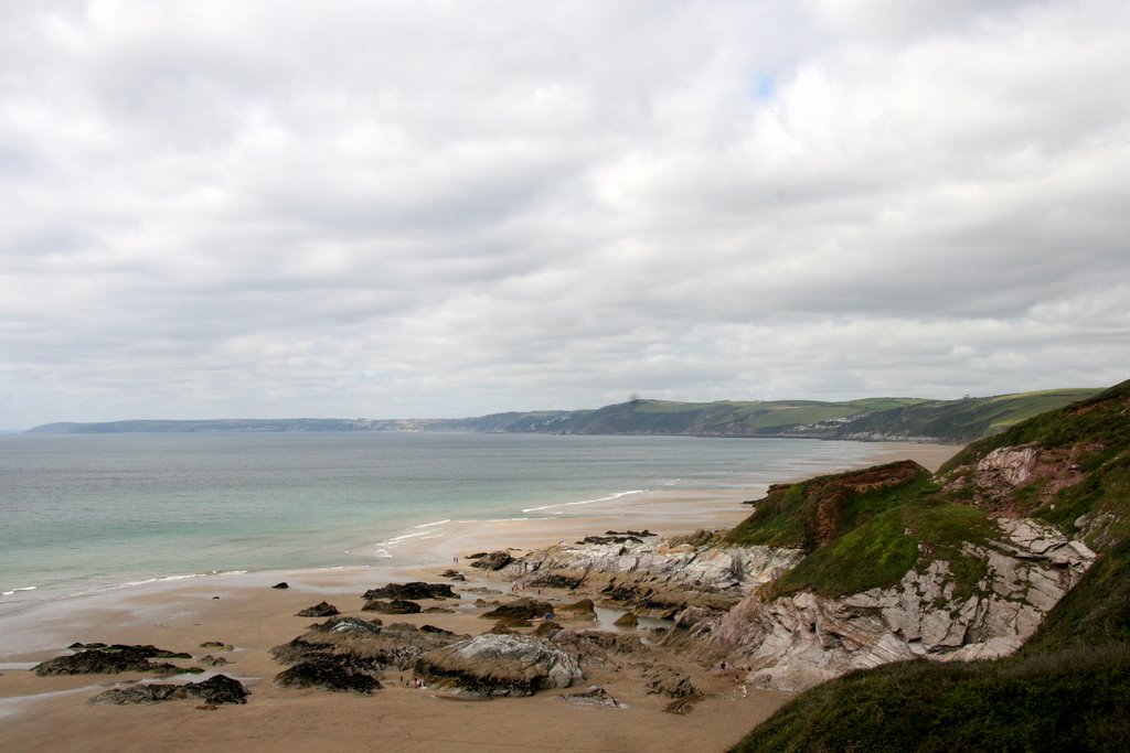 Whitsand Bay by JerryLanfear