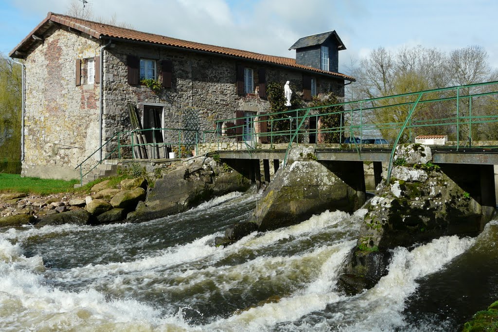 Saint Amand sur Sèvre, le moulin de Chaligny by tofil44