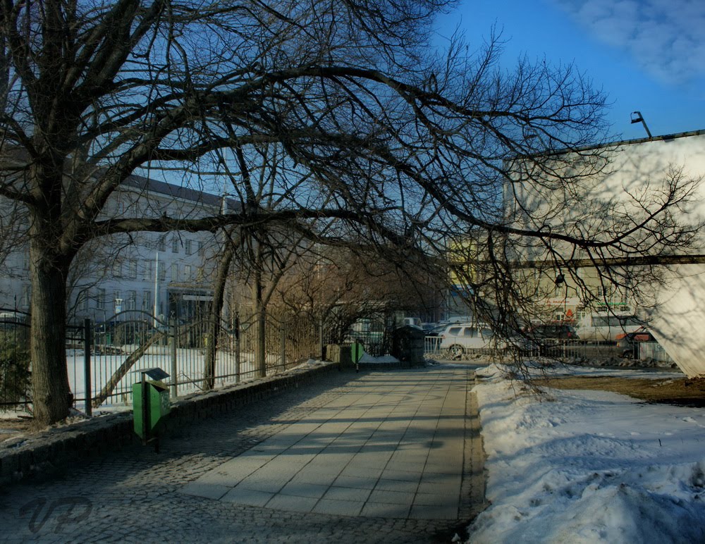 Winter cityscape by Valdis Pilskalns