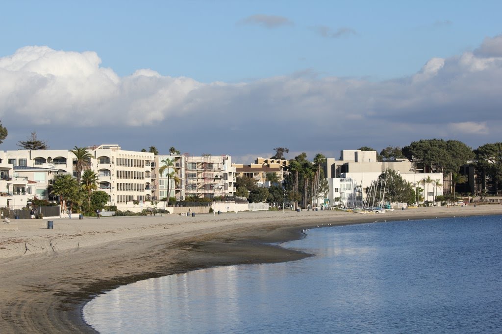 Sail Bay Mission Bay San Diego by Andrew Ling