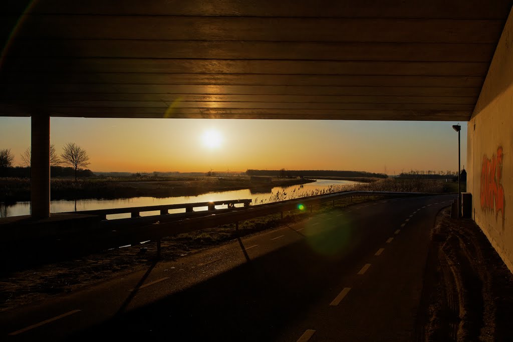 De Mark under freeway A16 (2008) by Marcel Otterspeer Fotografie