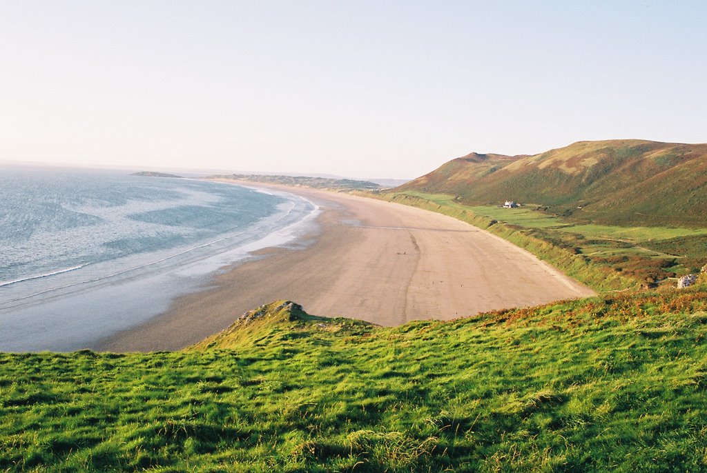 Rhossili Beach, Gower by Geoff Francis