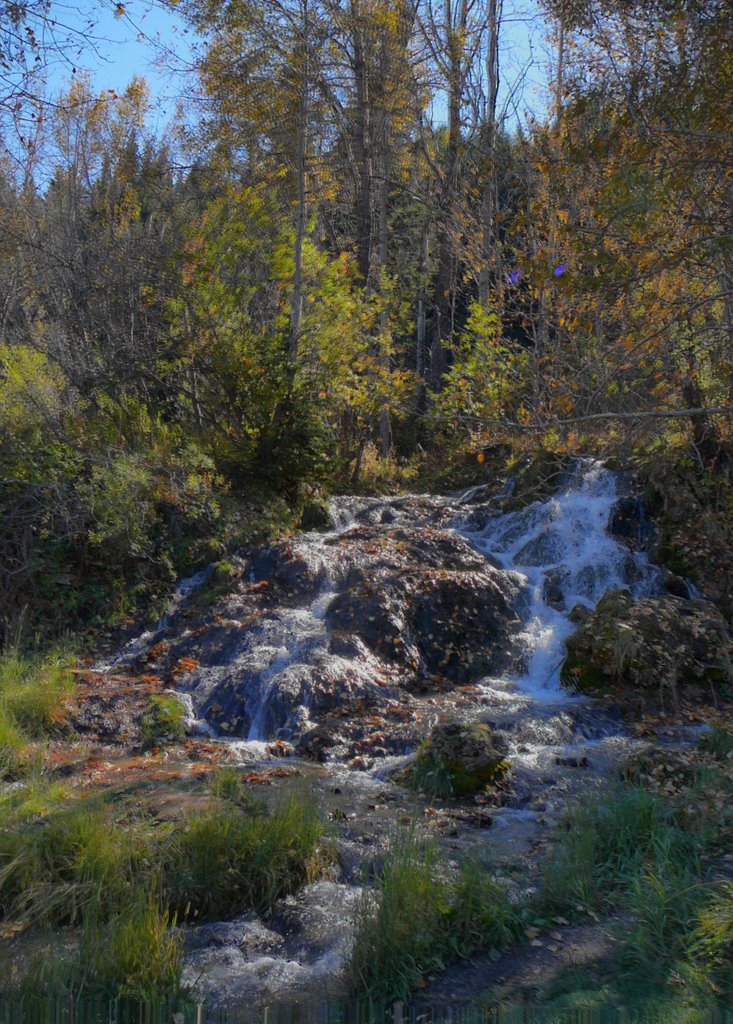 Big Hill Springs Provincial Park Falls (HDR) by Jessica G.