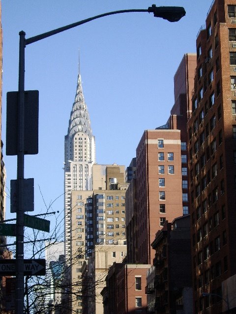 Chrysler building from the East by Stephen Sweeney