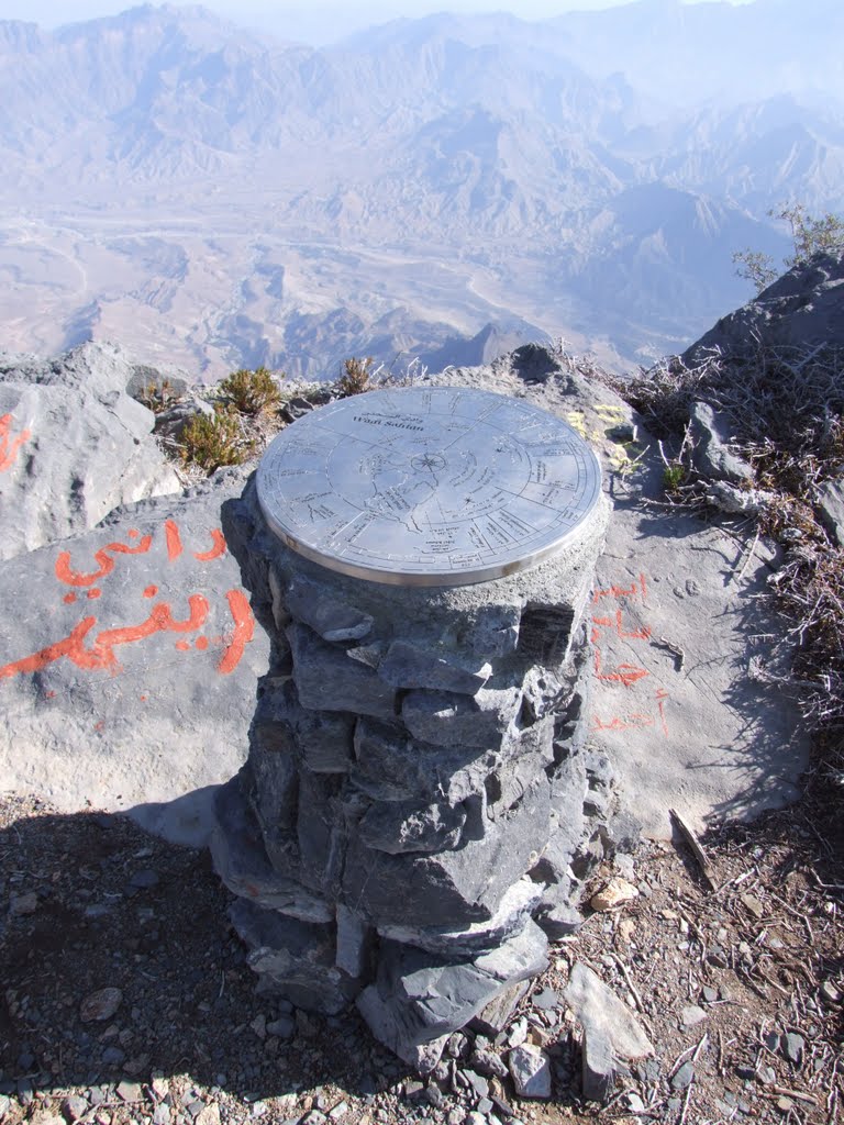 Summit viewfinder, Jebel Shams by timn.harrison