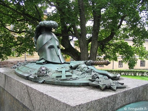 The tomb of Augustin Ehrensvärd - Suomenlinna Island by www.finnguide.fi