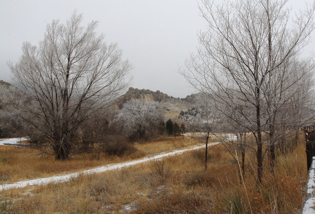 Path to Glen Eyrie, Queen Palmers' Castle by mtherit