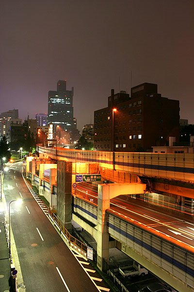 Road near Azabu Juban by Jeff Metal