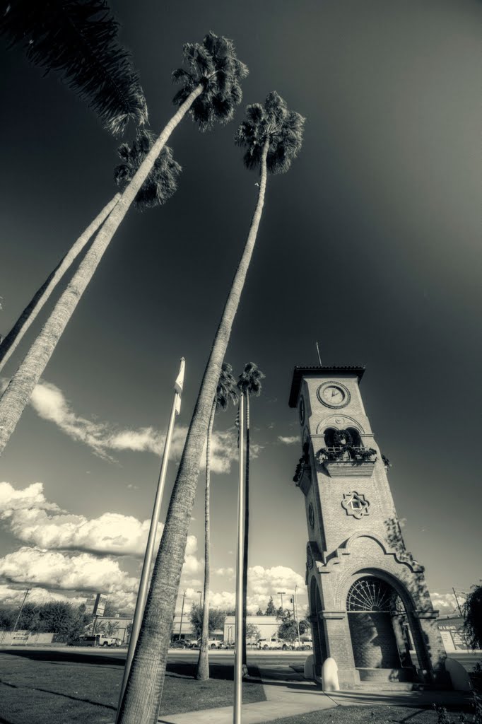 Bakersfield Clock Tower by teton22