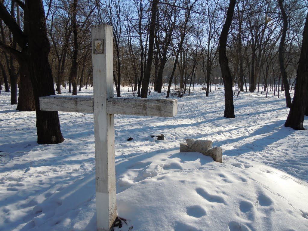 Cossacks Grave at Old 1st Christian Cemetery, Odessa by Yuriy Kvach