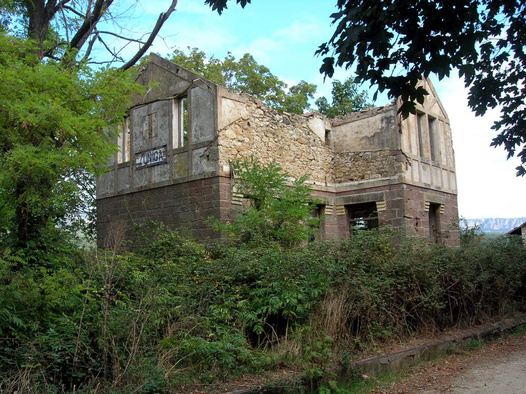 FF. CC. VASCO-NAVARRO DESAPARECIDO - ESTACION DE ZUÑIGA EN RUINAS by IÑAKI ARMENTIA