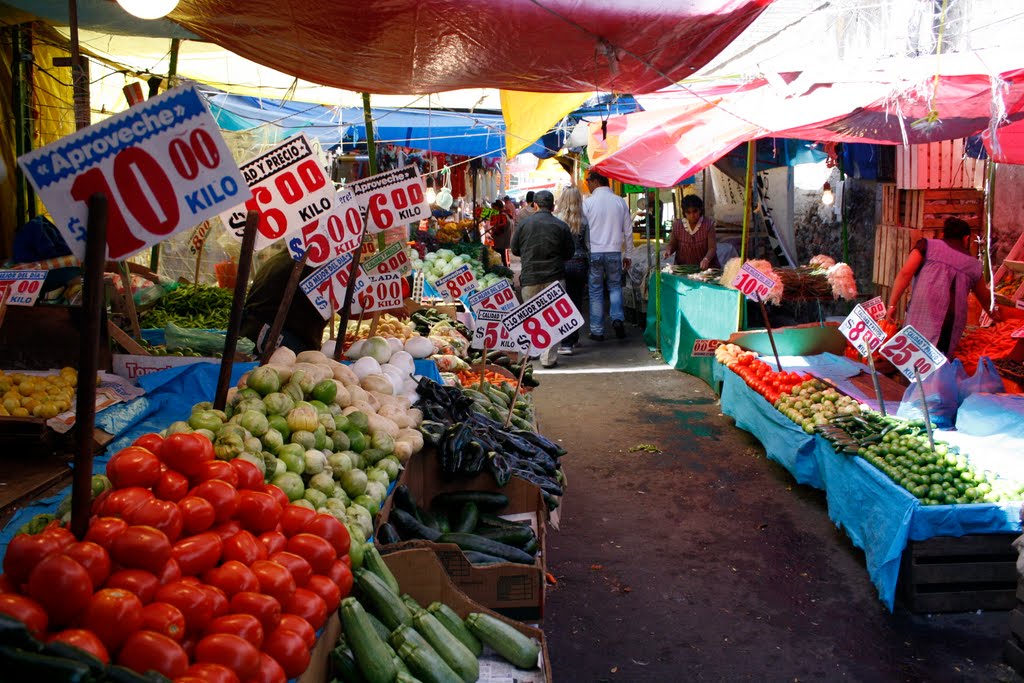 Mercado de Xochimilco by Jon Alastra