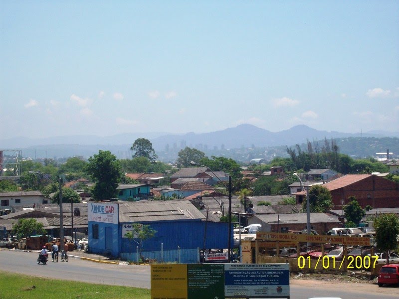 Bairro Rio dos Sinos e Novo Hamburgo ao fundo by Felipe da Silva (Capilé)