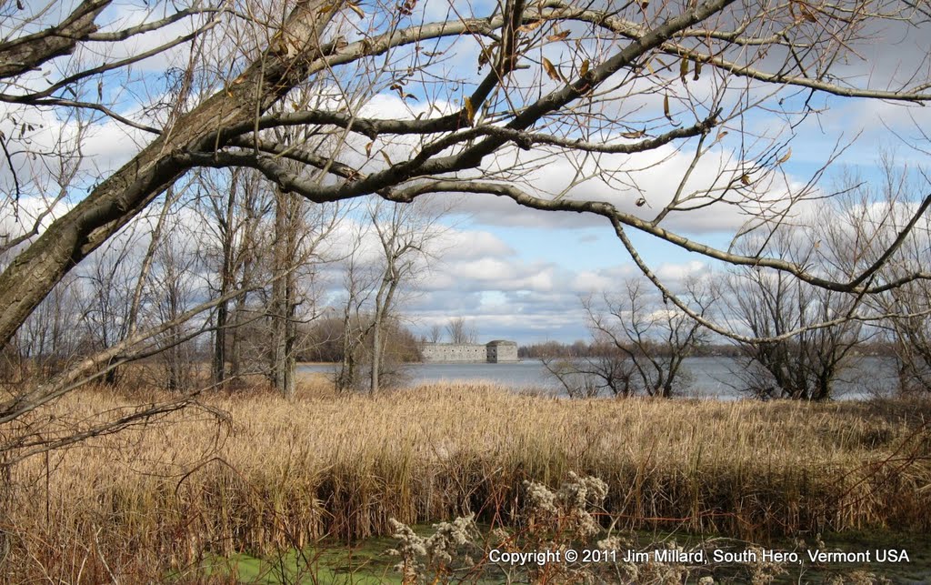 Fort Montgomery ruins, Rouses Point, NY by Jim Millard