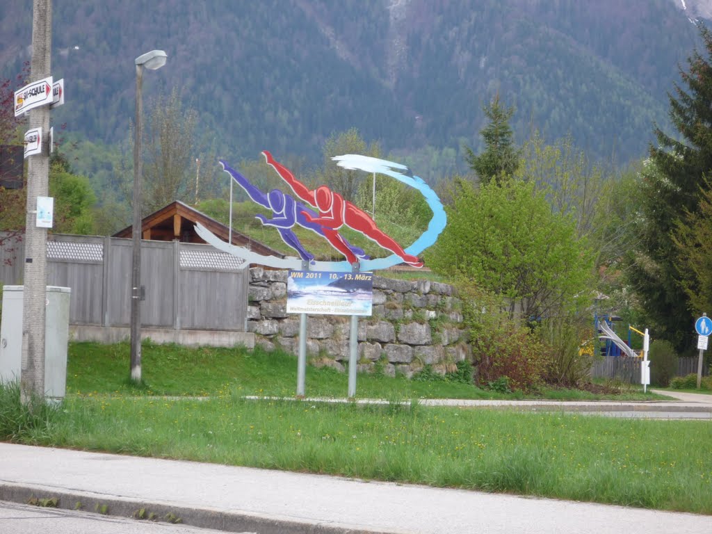 Sign for the world championchip in ice speed skating Inzell, Germany (OZ) by ozlover