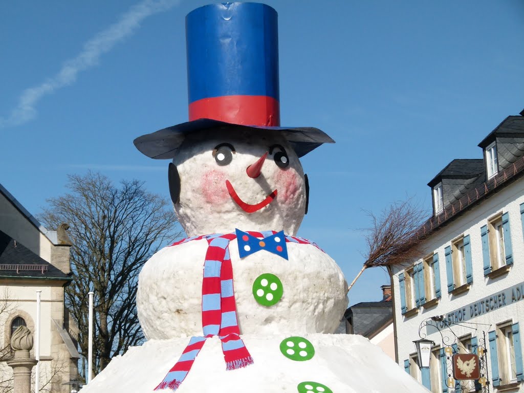 "Jakob " der größte Schneemann Deutschlands by rs51