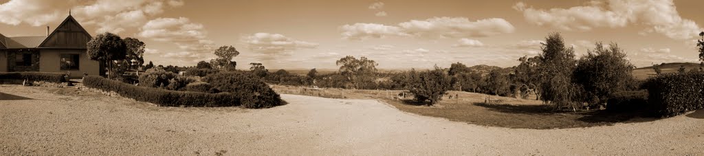 Millduck panorama, sepia, splatmanoz 2011 by splatmanoz