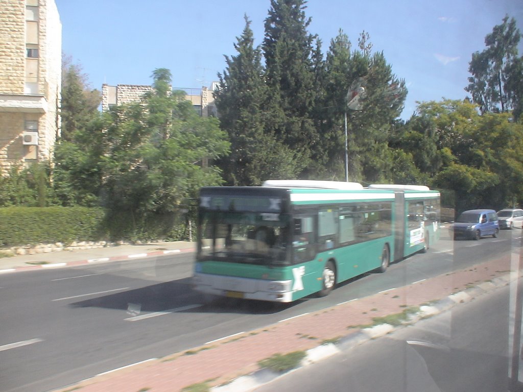 Urban Bus at Jerusalem by Azael D. Pitti