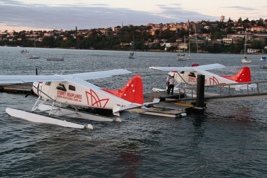 Sydney Sea Planes, Double Bay, Sydney NSW by Ian Stehbens