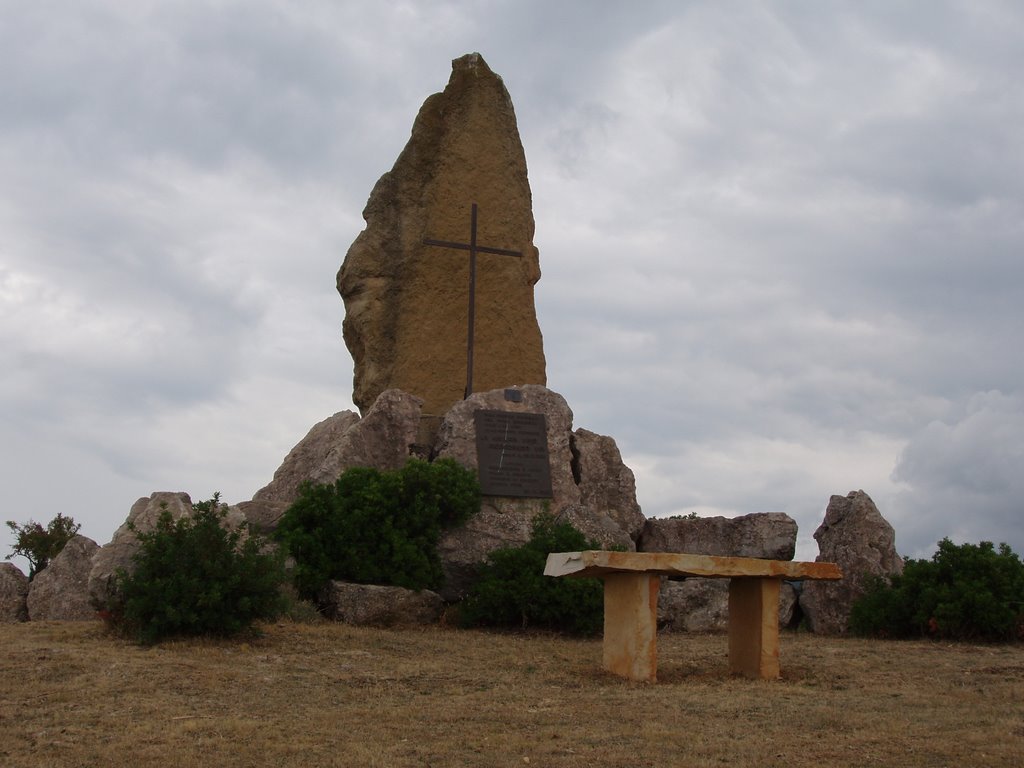 Laconi- Is Forros-Monumento ai 4 Aviatori caduti 29/8/85 by Marco Serra Landis