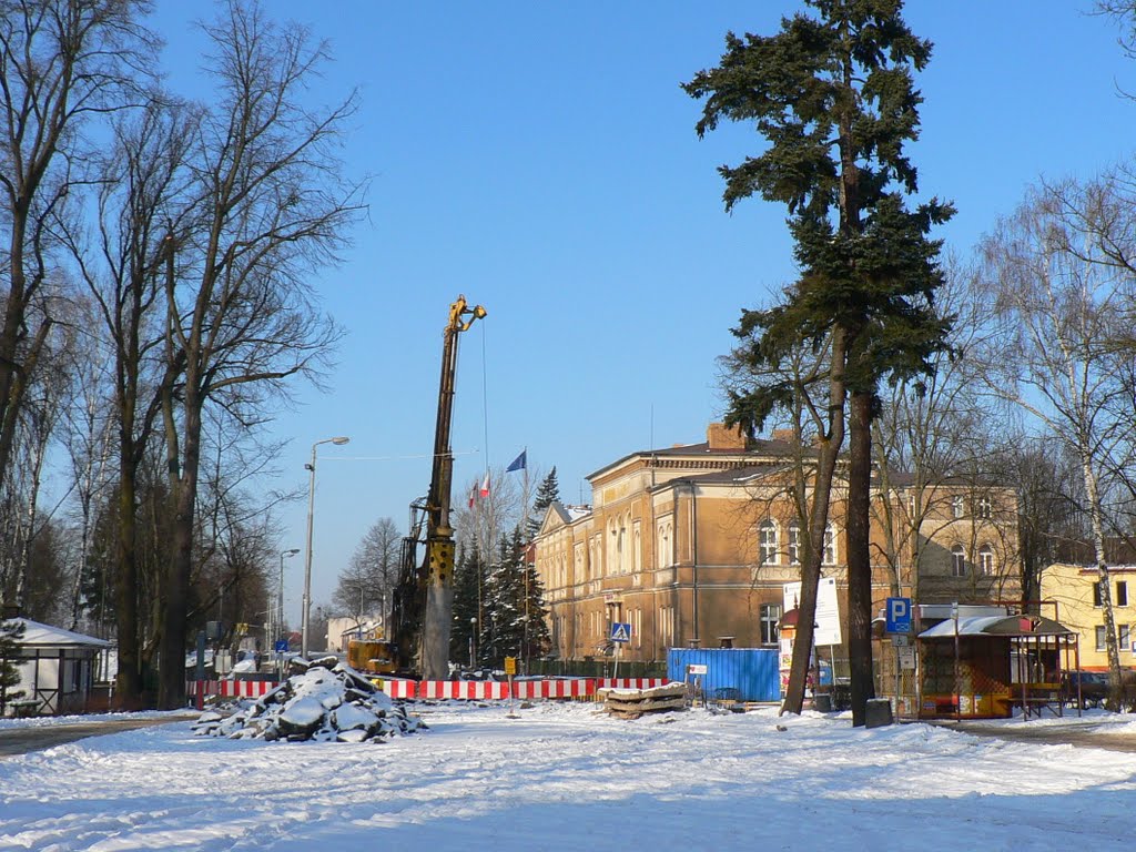 Ostróda - we build the bridge over The Drwęca river / budujemy most nad Drwęcą by Anna Wielgosz