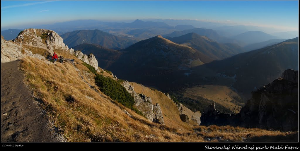 The Malá Fatra National Park (Národný park Malá Fatra) - View from Velky Rozutec to Medziholie saddle by Daniel Dutka