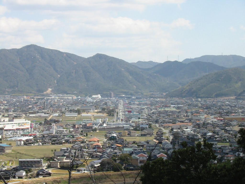 山口市 姫山 神社から眺め　大内方面 by erlang_jp