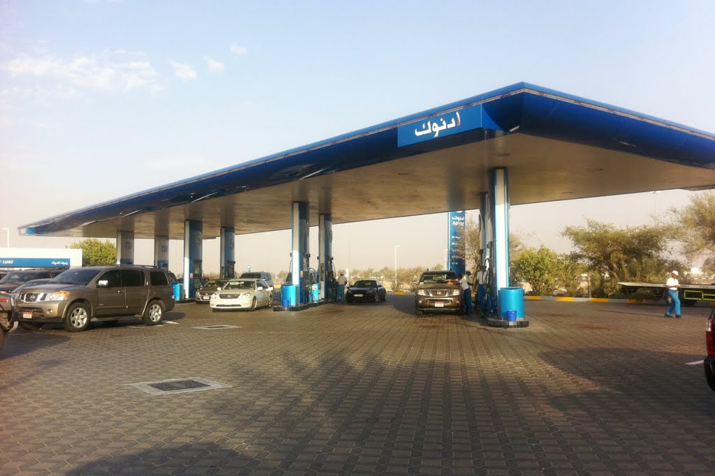 ADNOC Petrol Station Dubai-Abudhabi Highways 2011 by Abu Aqeel