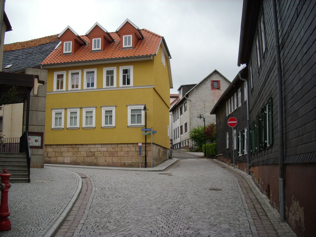 Ilmenau. Burggasse by Mykola Czerjoszyn